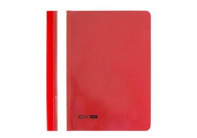 Швидкозшивач ECONOMIX А5 пластиковий червоний