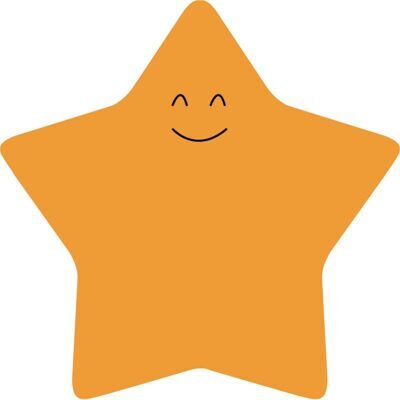 Паперовий клейкий блок AXENT2444 "STAR" 70х70мм, 50 арк, мікс