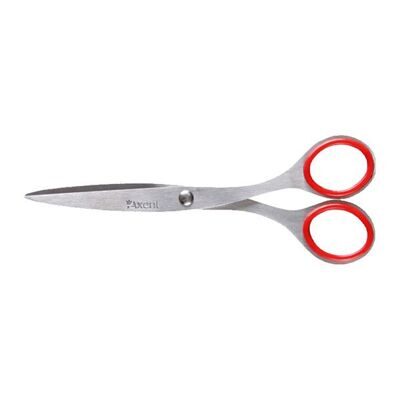 Ножницы 16,5см AXENT 6001 Exakt цельнометаллические симметричные ручки