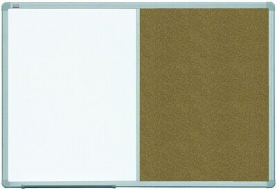 Доска настенная комбинированная сух/маг.+ пробка 60х90см металлическая окантовка ALU23