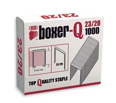 Скобы №23/20 BOXER-Q, 1000шт/уп