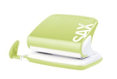 Дырокол металлический SAX 318DESIGN 20листов салатовый (7310094007)