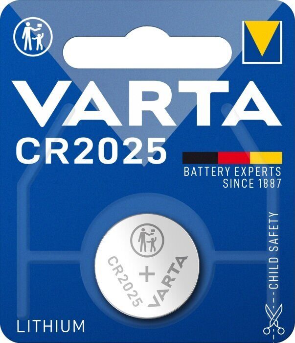 Батарiйка VARTA CR 2025 1 шт (1/10)