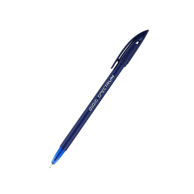 Ручка кулькова UNIMAX 1мм, SPECTRUM, масляна синя (50)