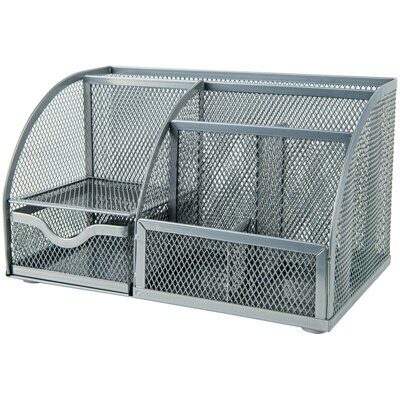 Підставка-органайзер AXENT 2125 сітка метал 220*140*130мм срібло