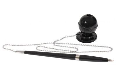 Ручка шариковая на цепочке ECONOMIX DESK PEN