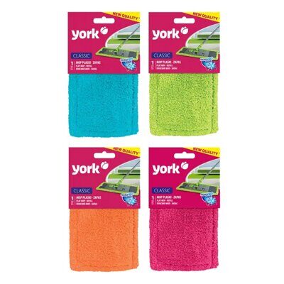 Запаска York к швабре CLASSIC микрофибра плоская 42х14см (48)