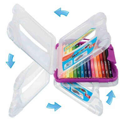 Набор карандашей Maped Color Peps Smart Box в пластиковом футляре 12 цветов (MP.832032)