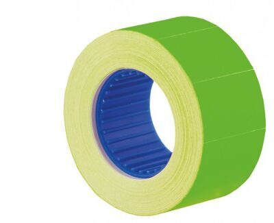 Ценник прямоугольный 26х16мм зеленый 500шт/рулон ECONOMIX