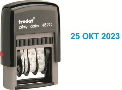 4820 Датер Trodat 4мм пластиковый русский