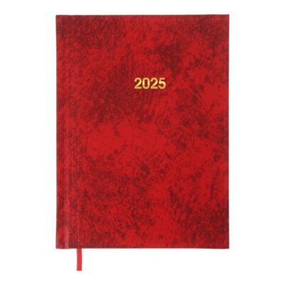 2025 Щоденник  BASE(Miradur), A5, 336 стор., червоний, бумвініл/поролон (20)