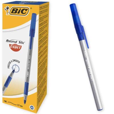Ручка шариковая BIC ROUND STICK EXACT синяя