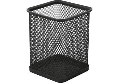 Подставка для канцелярских принадлежностей ТМ Optima сетка метал квадратная