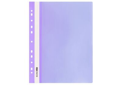 Швидкозшивач ECONOMIX А4 з перфорацією пластиковий фіолет