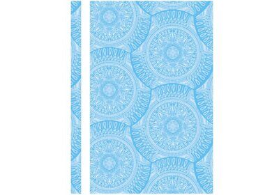 Швидкозшивач OPTIMA А4 з орнаментом"Калейдоскоп" бірюза