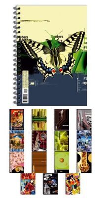 Тетрадь "PL" А4 80л на пружине, картонная обложка, УФ-лак, #