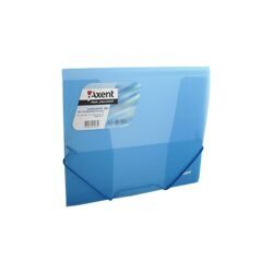 Папка В5 пластиковая на резинках AXENT 1505 прозрачная, цветная