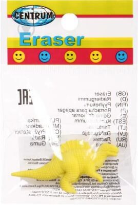 Ластик CENTRUM "Динозавр" синтетический  каучук в ПВХ упаковке