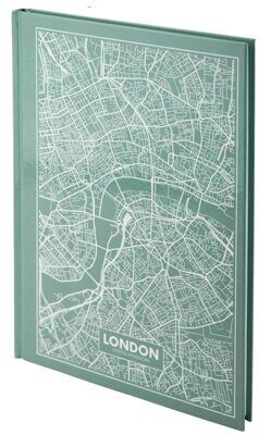 Книга канцелярська AXENT "Maps" А4 96 арк. офсет # ламінивана обкладинка