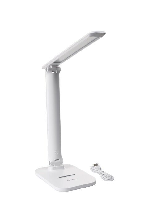 Настiльна ENERLIGHT LED лампа з акумулятором 1200mAh 10W 3000-6000K USB біла