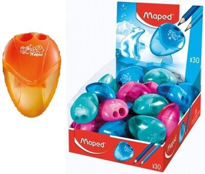 Точилка Maped I-GLOO на 2 отверстия, с контейнером