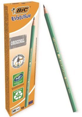 Олівець графітний пластиковий BIC ECOLUTION HB ЗЕЛЕНЫЙ без ластіка