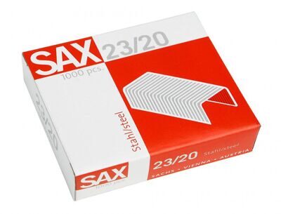 Скобы SAX №23/20 1000шт (7330064000)